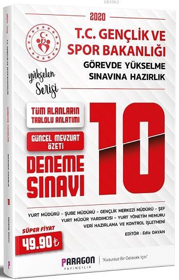 2020 GYS Gençlik ve Spor Bakanlığı Konu ve Mevzuat Özetli 10 Deneme - 