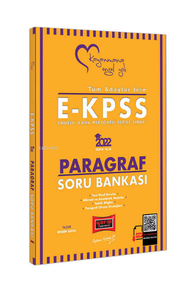 2022 E-KPSS Paragraf Soru Bankası - Engin Genç | Yeni ve İkinci El Ucu