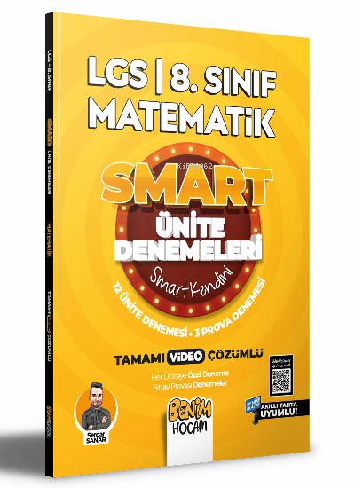 2022 LGS 8. Sınıf Smart Matematik Deneme Sınavları - Serdar Sanar | Ye