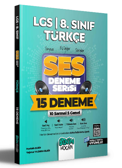 2022 LGS 8.Sınıf Türkçe SES Deneme Serisi 15 Deneme - Yağmur Yıldırım 