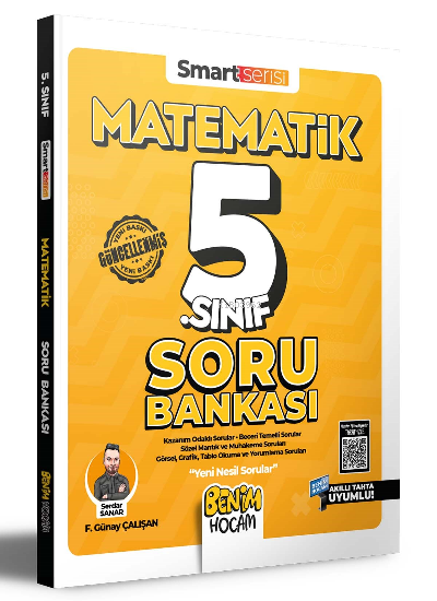 2023 5. Sınıf Matematik Soru Bankası - Serdar Sanar | Yeni ve İkinci E