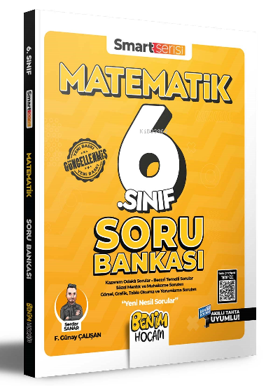 2023 6. Sınıf Matematik Soru Bankası - Serdar Sanar | Yeni ve İkinci E