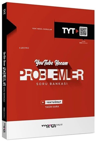 2023 TYT Youtube Hocam Problemler Soru Bankası Marka Yayınları - Kolek