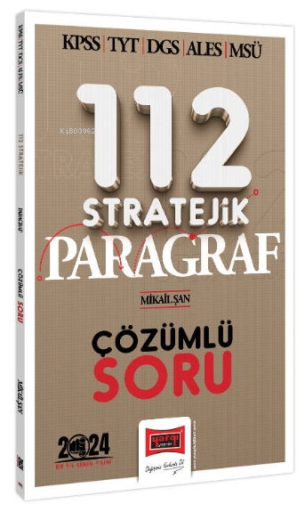 2024 112 Stratejik Paragraf Soru Bankası - Mikail Şan | Yeni ve İkinci