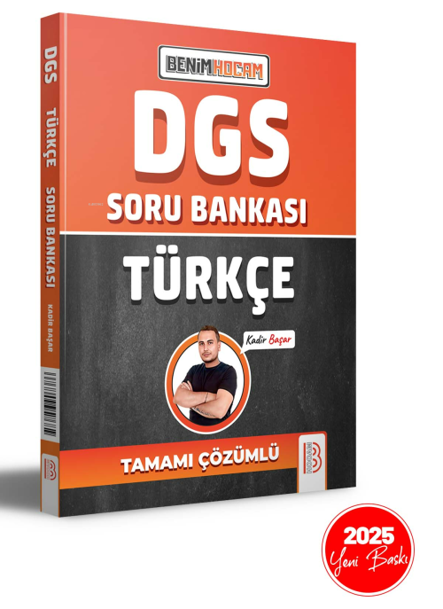 2024 DGS Türkçe Tamamı Çözümlü Soru Bankası - Kadir Başar | Yeni ve İk