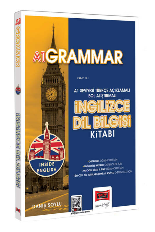 2024 Inside English A1 Grammar İngilizce Dil Bilgisi Kitabı - Danış So