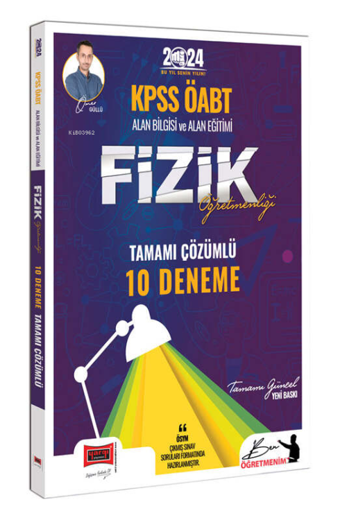 2024 KPSS ÖABT Fizik Öğretmenliği Tamamı Çözümlü 10 Deneme - Ömer Güll