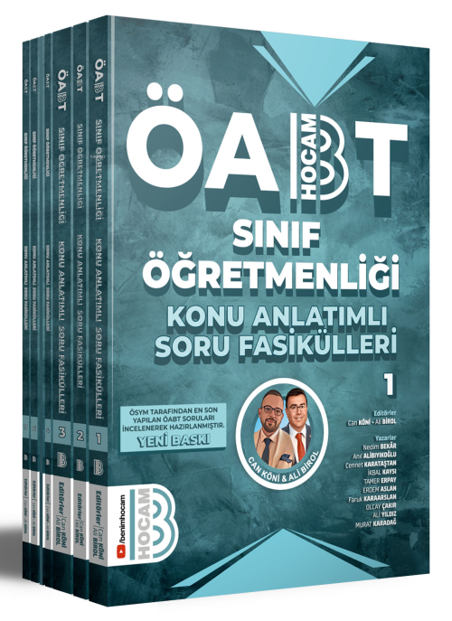 2024 ÖABT Sınıf Öğretmenliği Konu Anlatımlı Soru Fasikülleri; 1-2-3-4-