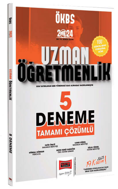 2024 Uzman Öğretmenlik 5 Deneme - Fatih Öncü | Yeni ve İkinci El Ucuz 