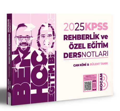 2023 KPSS Eğitim Bilimleri Rehberlik Video Ders Notları - Can Köni | Y