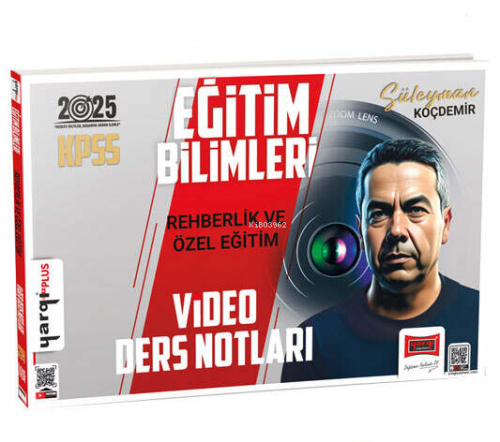 2025 KPSS Eğitim Bilimleri Rehberlik ve Özel Eğitim Video Ders Notları