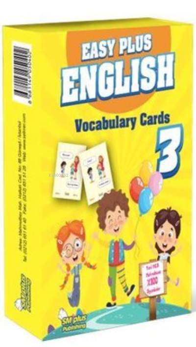 3. Sınıf Easy Plus English Kelime Kartları - Kolektif | Yeni ve İkinci