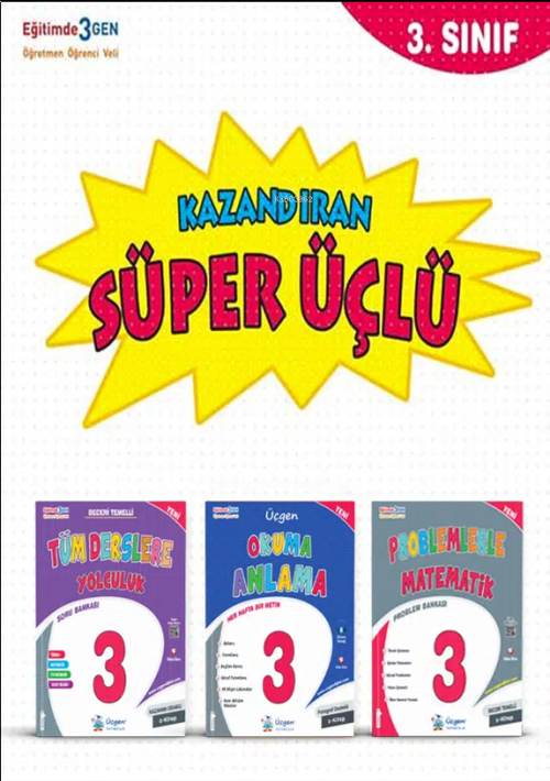 3.Sınıf Süper Güçlü - Kazandıran Kitaplar - Kolektif | Yeni ve İkinci 