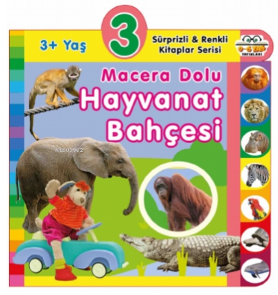 3+ Yaş Macera Dolu Hayvanat Bahçesi (Ciltli) - Kolektif | Yeni ve İkin