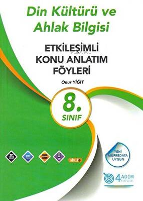 8. Sınıf Din Kültürü ve Ahlak Bilgisi Etkileşimli Konu Anlatım Föyleri