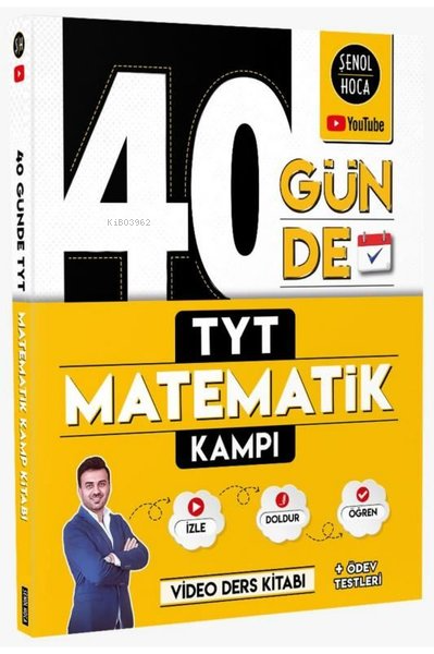 40 Günde TYT Matematik Kampı - Kolektif | Yeni ve İkinci El Ucuz Kitab