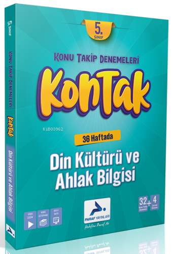 5. Sınıf Din Kültürü ve Ahlak Bilgisi Kontak Konu Takip Denemeleri - K