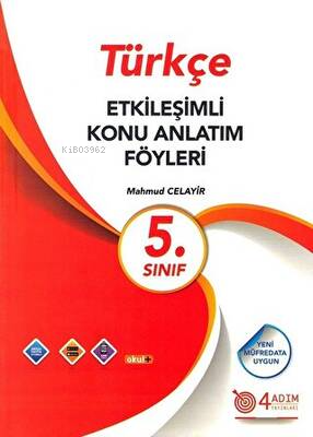 5. Sınıf Türkçe Etkileşimli Konu Anlatım Föyleri - Mahmut Celayir | Ye