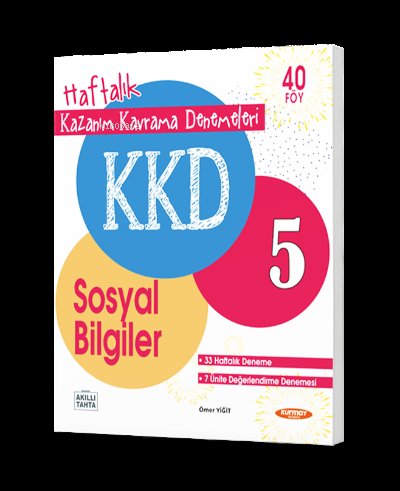 5 Sosyal Bilgiler Haftalık Kazanım Kavrama Denemeleri (40 Fasikül) - K