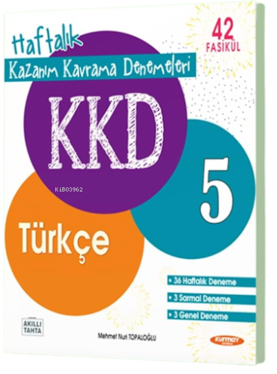 5 Türkçe Haftalık Kazanım Kavrama Denemeleri (42 Fasikül) - Kolektif |