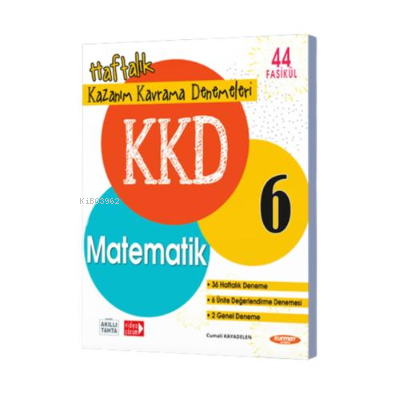 6 Matematik Haftalık Kazanım Kavrama Denemeleri (44 Fasikül) - Kolekti