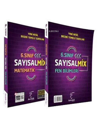 6.Sınıf Fen Bilimleri Sayısal Mix Soru Bankası - Kolektif | Yeni ve İk