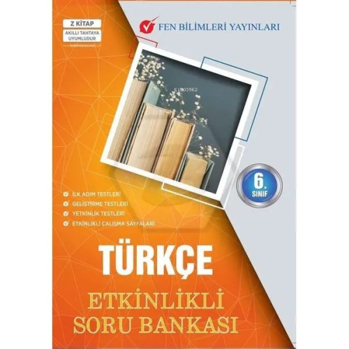 6. Sınıf Türkçe Etkinlikli Soru Bankası - Kolektif | Yeni ve İkinci El