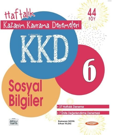 6 Sosyal Bilgiler Haftalık Kazanım Kavrama Denemeleri (44 Fasikül) - K