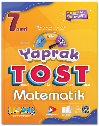 7. Sınıf Matematik Yaprak Tost - Kolektif | Yeni ve İkinci El Ucuz Kit