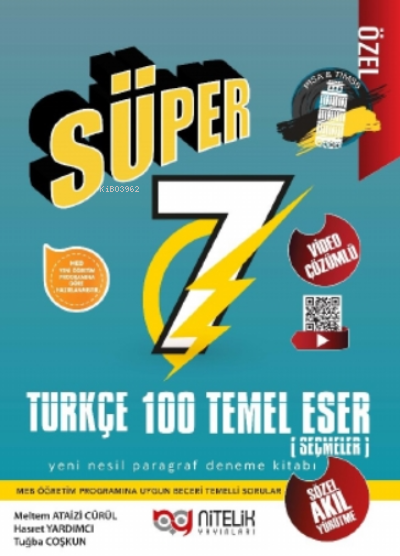 7. Sınıf Süper Türkçe 100 Temel Eser - Meltem Ataizi Cürül | Yeni ve İ