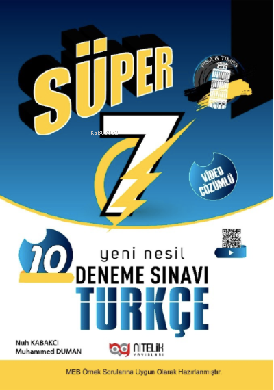 7. Sınıf Türkçe 10 Deneme Sınavı - Nuh Kabakçı | Yeni ve İkinci El Ucu