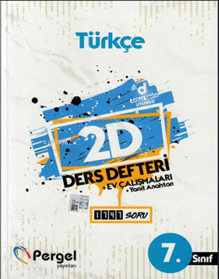 7. Sınıf Türkçe 2D Ders Defteri - Kolektif | Yeni ve İkinci El Ucuz Ki