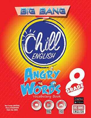 8. Grade Big Bang Chill English Angry Words Vocabulary Book - Nuri Ser