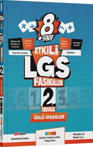 8. Sınıf Etkili LGS Fasikülleri Üslü İfadeler 2 - Burak Köse | Yeni ve