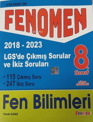 8. Sınıf LGS Fen Bilimleri Çıkmış ve İkiz Sorular 2018-2023 - Kolektif