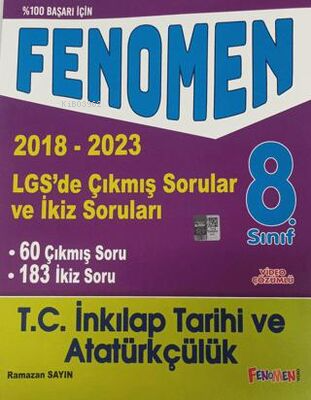 8. Sınıf LGS İnkılap Tarihi ve Atatürkçülük Çıkmış Sorular ve İkiz Sor