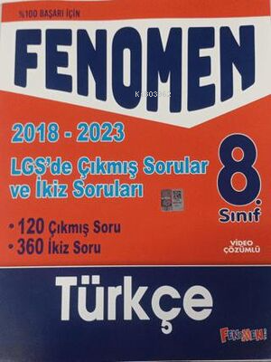 8. Sınıf LGS Türkçe Çıkmış ve İkiz Sorular 2018-2023 - Kolektif | Yeni