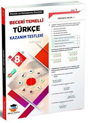 8. Sınıf Türkçe Beceri Temelli ?Kazanım Testleri - Kolektif | Yeni ve 