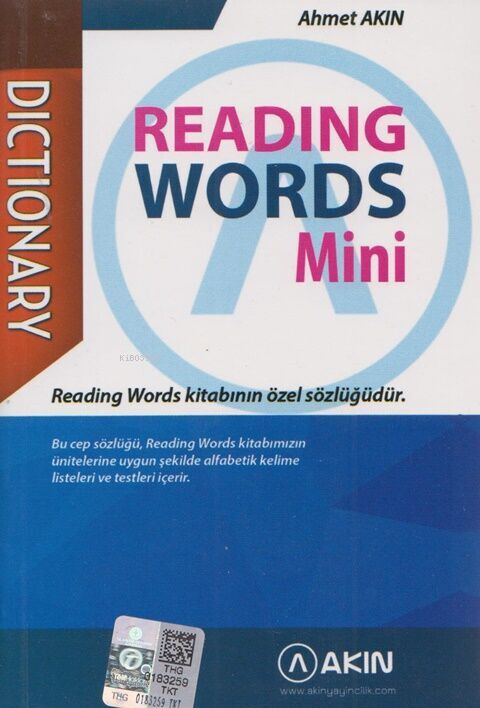 Akın Dil Yayınları Reading Words Mini Dictionary - Kolektif | Yeni ve 