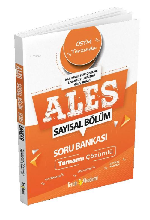 Ales Sayısal Tamamı Çözümlü Soru Bankası - Kolektif | Yeni ve İkinci E