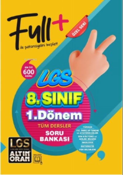 Altın Oran LGS 8.Sınıf Tüm Dersler 1.Dönem Soru Bankası - Kolektif | Y