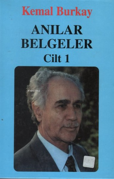 Anılar Belgeler (Cilt 1) (Ciltli) - Kemal Burkay- | Yeni ve İkinci El 