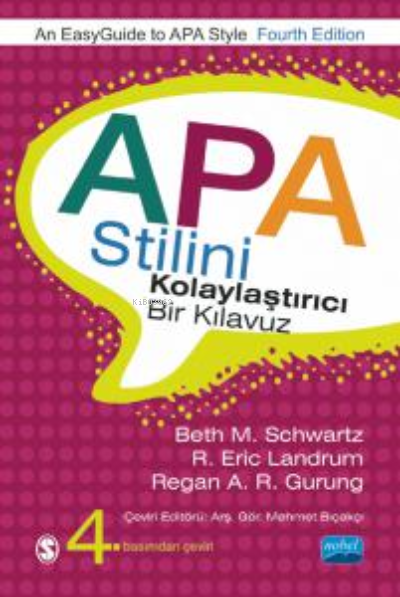 APA Stilini Kolaylaştırıcı Bir Kılavuz - Beth M. Schwartz | Yeni ve İk