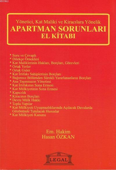 Apartman Sorunları El Kitabı - Hasan Özkan | Yeni ve İkinci El Ucuz Ki