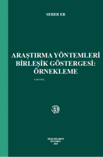 Araştırma Yöntemleri Birleşik Göstergesi:Örnekleme - Seher Er | Yeni v