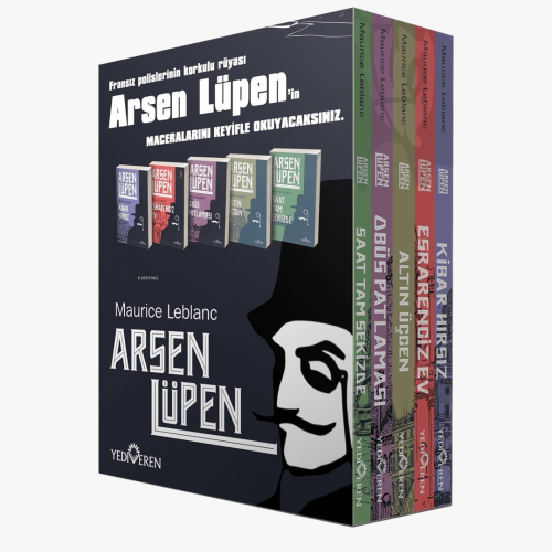 Arsen Lüpen Kutulu 5 Kitap Set - Maurice Leblanc | Yeni ve İkinci El U