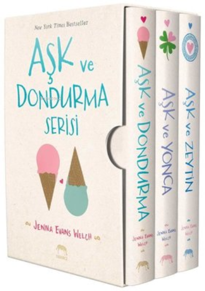 Aşk ve Dondurma Serisi Kutulu Set (3 Kitap Takım) - Jenna Evans Welch 