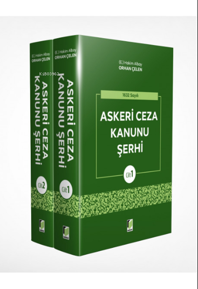 Askeri Ceza Kanunu Şerhi (2 Cilt) - Orhan Çelen | Yeni ve İkinci El Uc