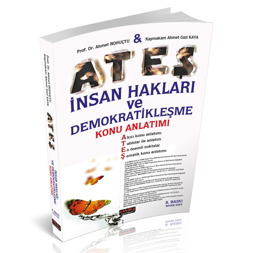 Ateş İnsan Hakları ve Demokratikleşme Konu Anlatımı - Ahmet Nohutçu | 