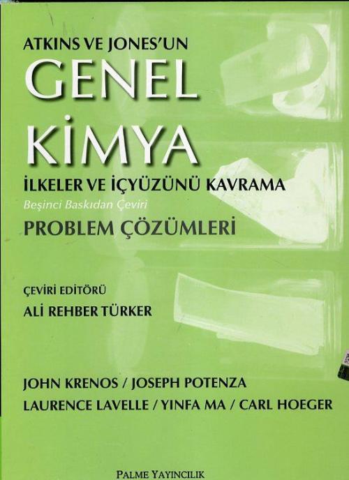 Atkins Genel Kimya İlkeler ve İçyüzünü Kavrama Problem Çözümleri - Joh